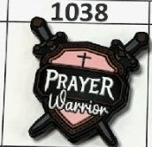 1038- Prayer Warrior Focal Bead