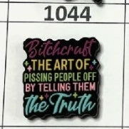 1044- Bitchcraft Focal Bead