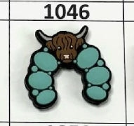 1046- Turquoise Highland Focal Bead