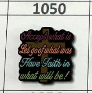 1050- Have Faith Focal Bead