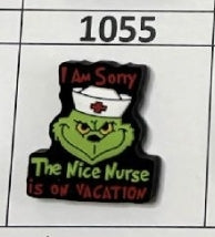 1055- Nice Nurse on Vacation Focal Bead