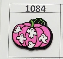 1084- Ghost Pink Pumpkin Focal Bead