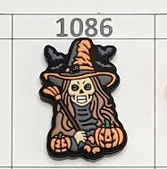 1086- Witch Pumpkin Focal Bead