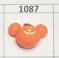 1087- 3D Mouse Pumpkin Focal Bead