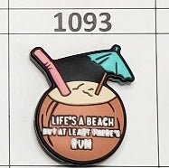 1093- At Least There's Rum Focal Bead