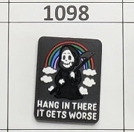1098- It Gets Worse Focal Bead