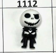 1112- 3D Jack Focal Bead