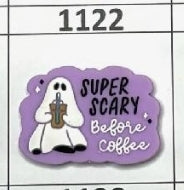 1122- Scary Before Coffee Focal Bead