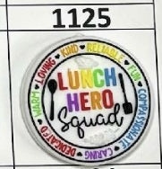 1125- Lunch Hero Squad Focal Bead