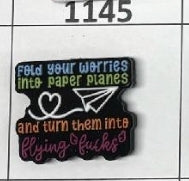 1145-Fold Your Worries Focal Bead