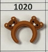 1020- Teddy Bead Band Focal Bead