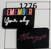 1276- Remember Your Why Focal Bead