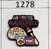 1278- We Are His Masterpiece Focal Bead