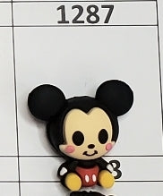 1287- Old School 3D Mouse Focal Bead