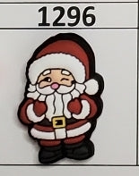 1296- Winking Santa Focal Bead