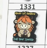 1331- Dull Your Sparkle Focal Bead