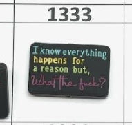 1333- Everything Happens For A Reason Focal Bead