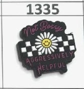 1335- Aggressively Helpful Focal Bead