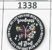 1338- Goodness of God Focal Bead