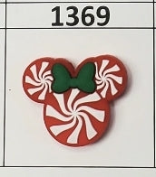 1369- Red Mouse Girl Focal Bead