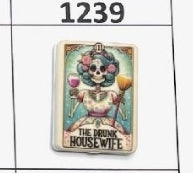 1239- Drunk Housewife Focal Bead