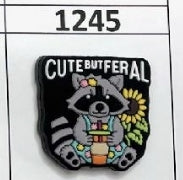 1245- Cute but Feral Focal Bead