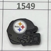 1549- Pitt Steel Helmet Focal Bead