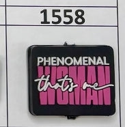 1558- Phenomenal Woman Focal Bead