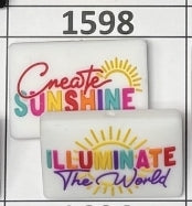 1598- Illuminate the World Focal Bead