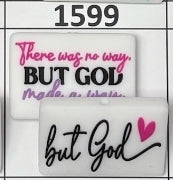 1599- But God Focal Bead