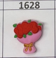 1628- 3D Bouquet Focal Bead