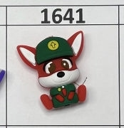 1641- 3D Fox Focal Bead