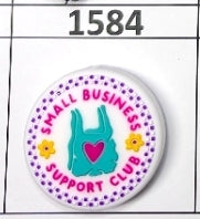 1584- Small Business Support Club Focal Bead