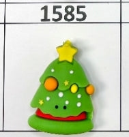 1585- 3D Christmas Tree Focal Bead