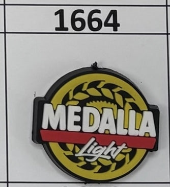 1664- Medalla Light Focal Bead