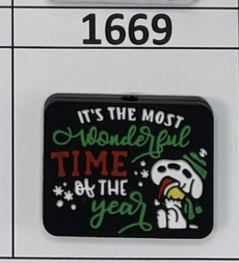 1669- Most Womderful Time Focal Bead