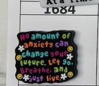 1684- No Amount of Anxiety Focal Bead