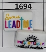 1694- Spirit Lead Me Focal Bead