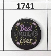 1741- Best Granddaughter Focal Bead