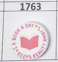 1763- Book A Day Focal Bead