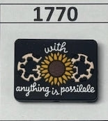 1770- With God Focal Bead