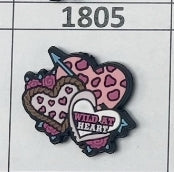 1805- Wild at Heart Focal Bead