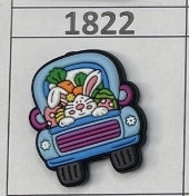 1822-Easter Bunny Truck Focal Bead