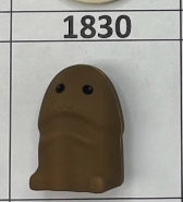 1830- Chocolate Richard Focal Bead