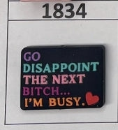 1834- Disappoint the Next B Focal Bead