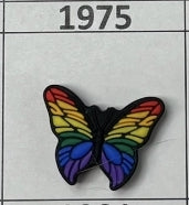 1975- Rainbow Butterfly Focal Bead