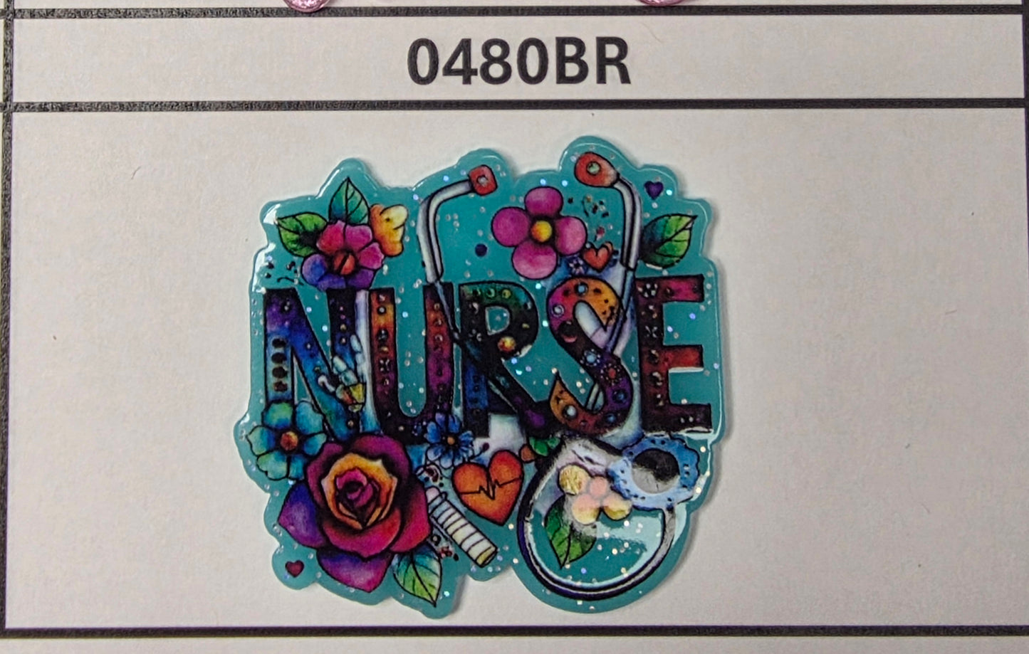 0480BR- Floral Nurse