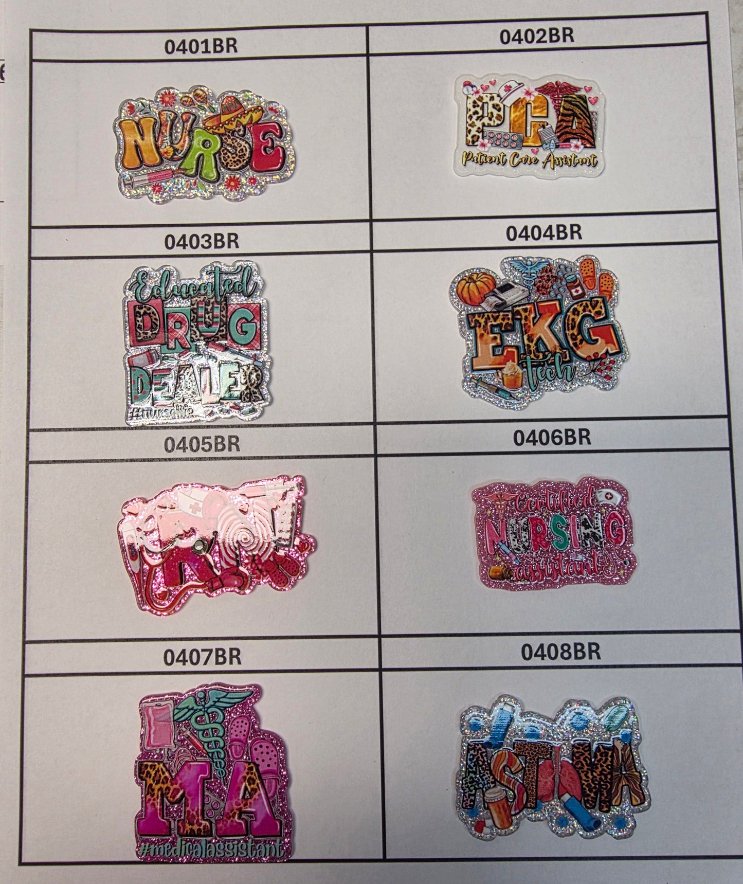 Acrylic Flatback Catalog