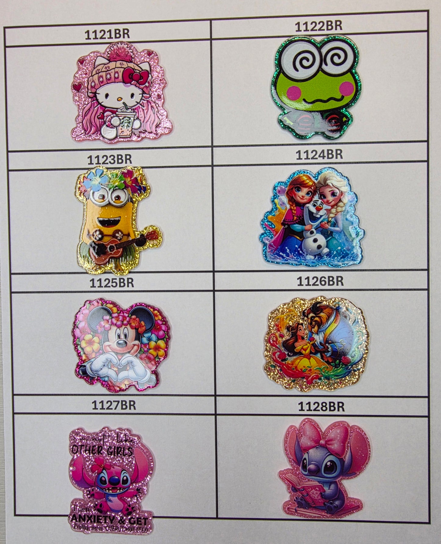 Acrylic Flatback Catalog