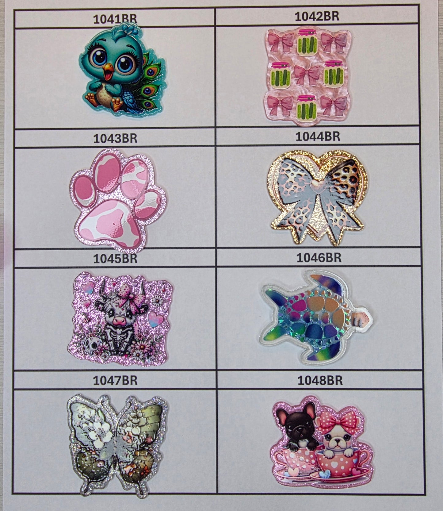 Acrylic Flatback Catalog